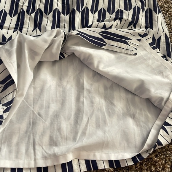 Vintage look Pendleton Flora Women's Dress Indigo Arrow Stripe - Picture 6 of 9